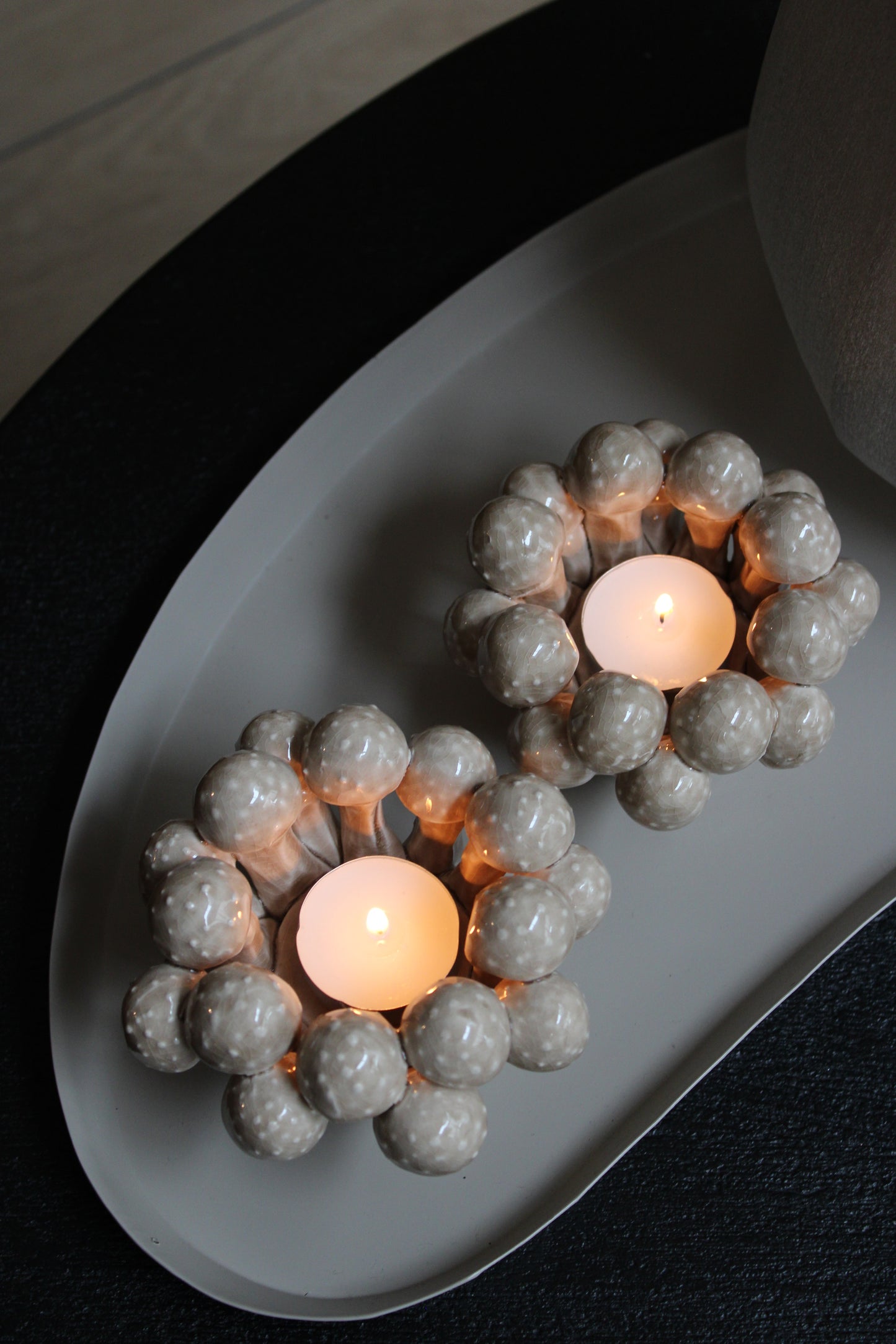 WAXINEHOUDER | PADDESTOEL | BEIGE