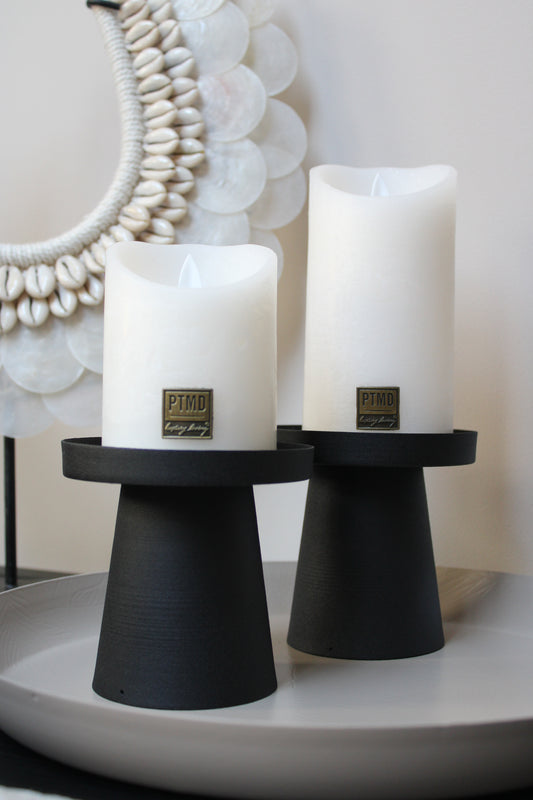 KANDELAAR ZWART | 10,5 CM