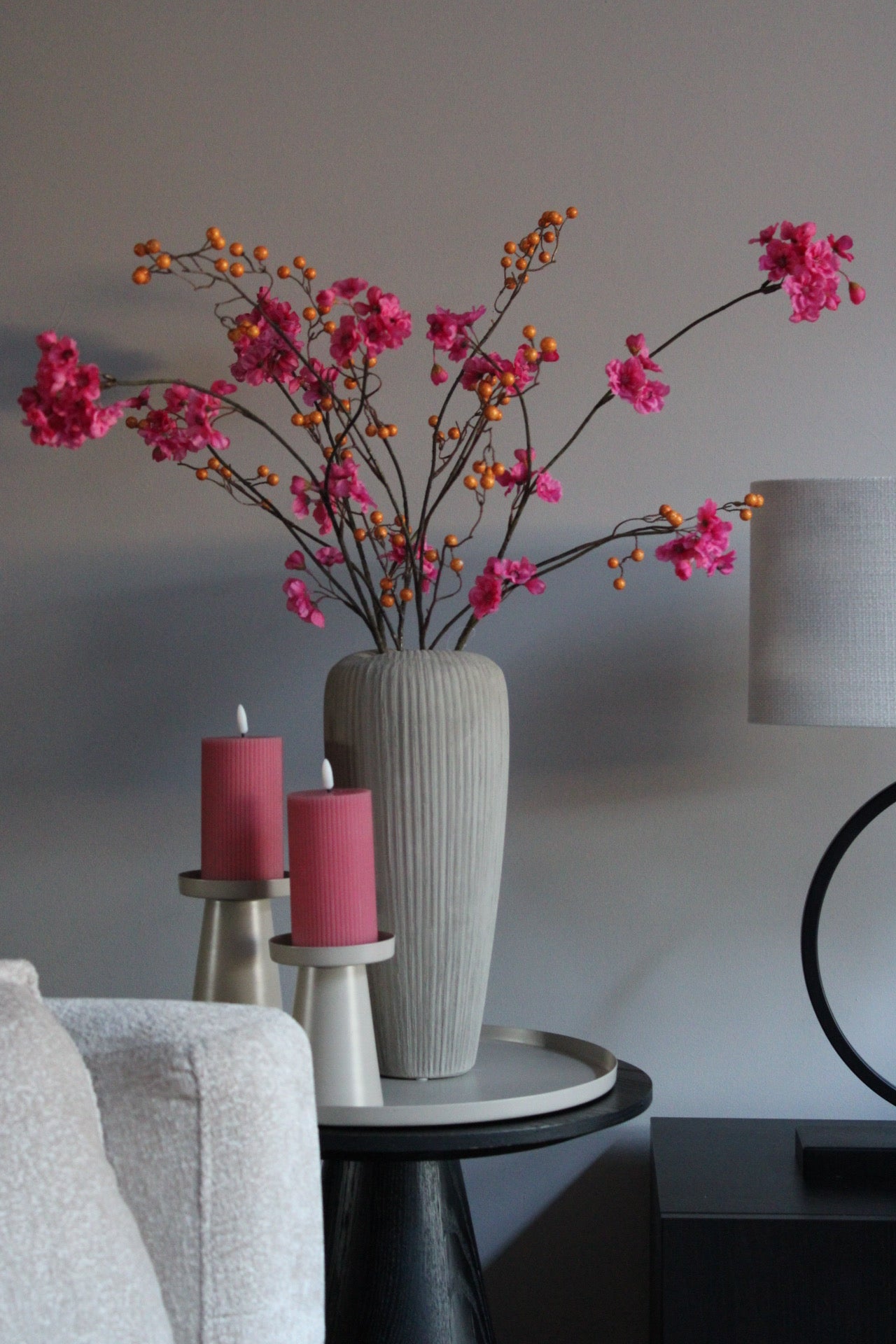 Ptmd vaas incl bloemen