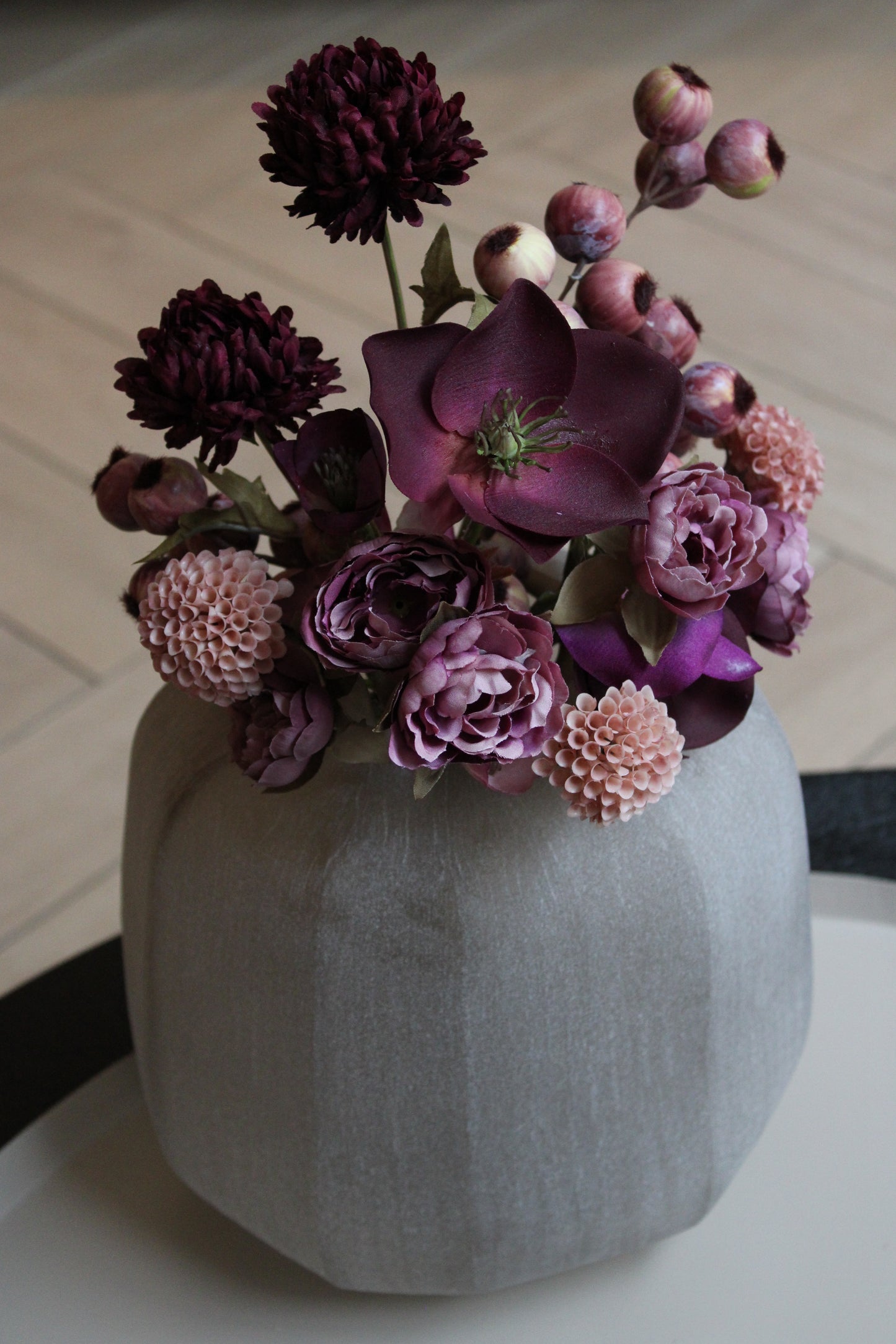 SALONTAFEL BOEKET | AUBERGINE | BURGUNDY