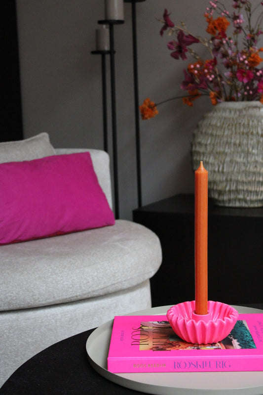 DINERKAARS | ORANJE | SET VAN 2