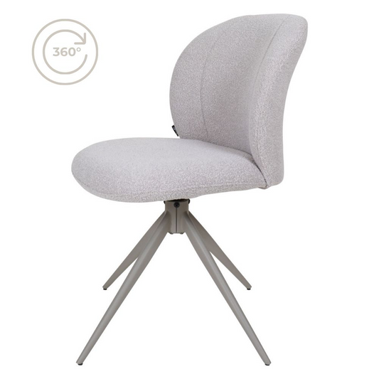 Eetkamerstoel Cosmo – Bouclé – Naturel