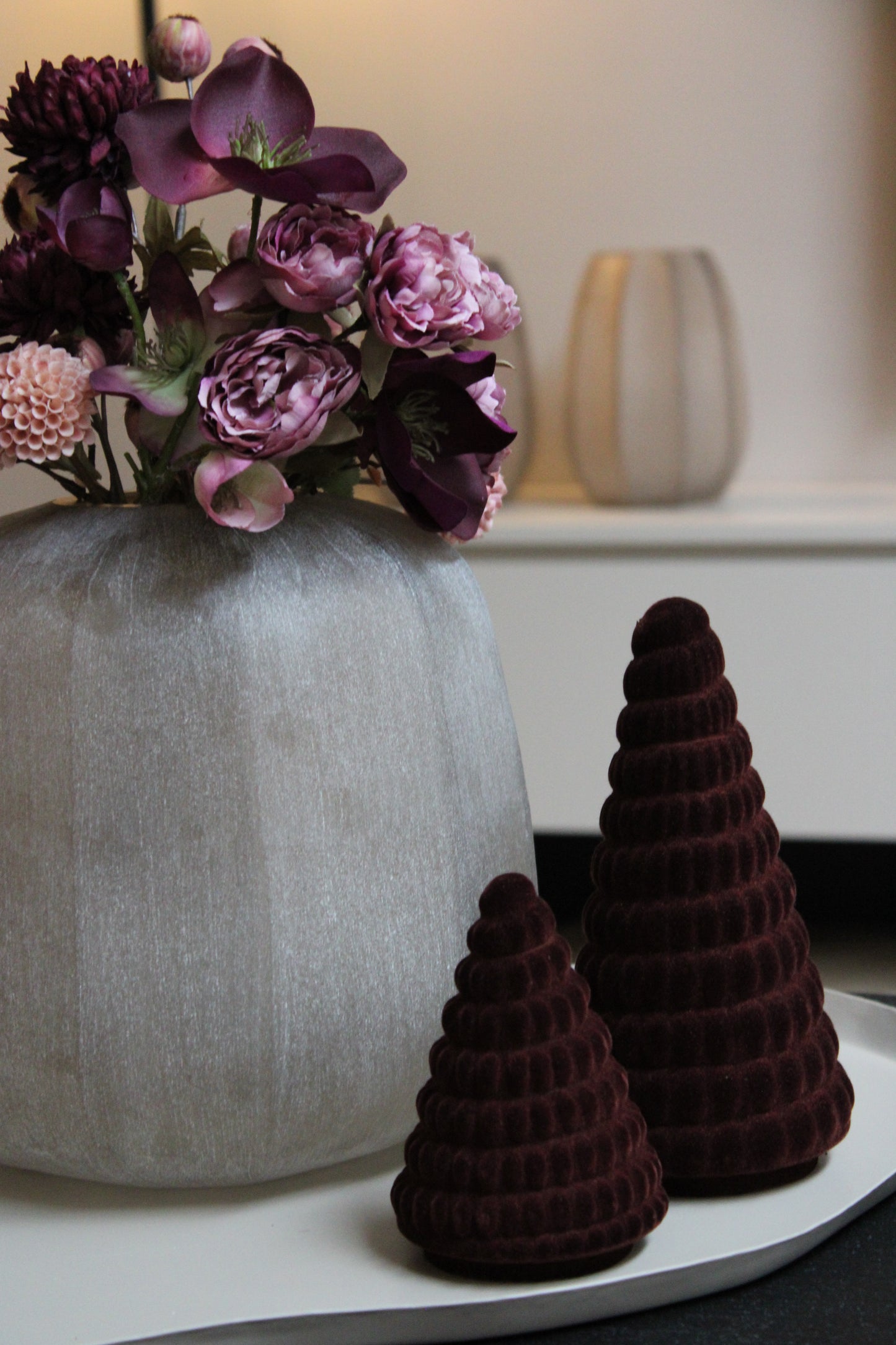 KERSTBOOM BORDEAUX | SET VAN 2