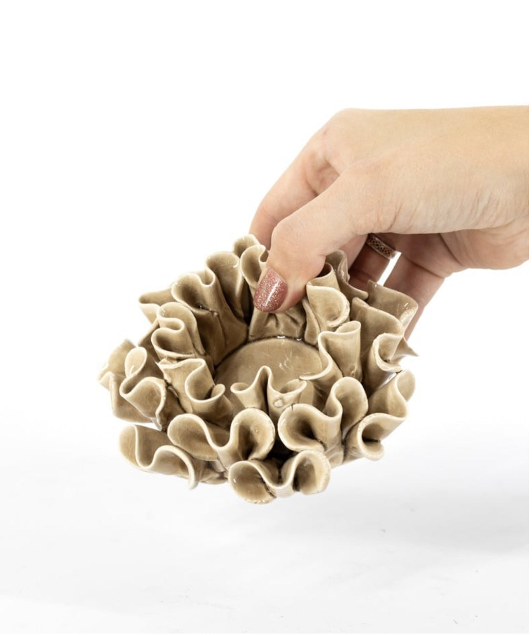 WAXINEHOUDER | SPORES | BEIGE