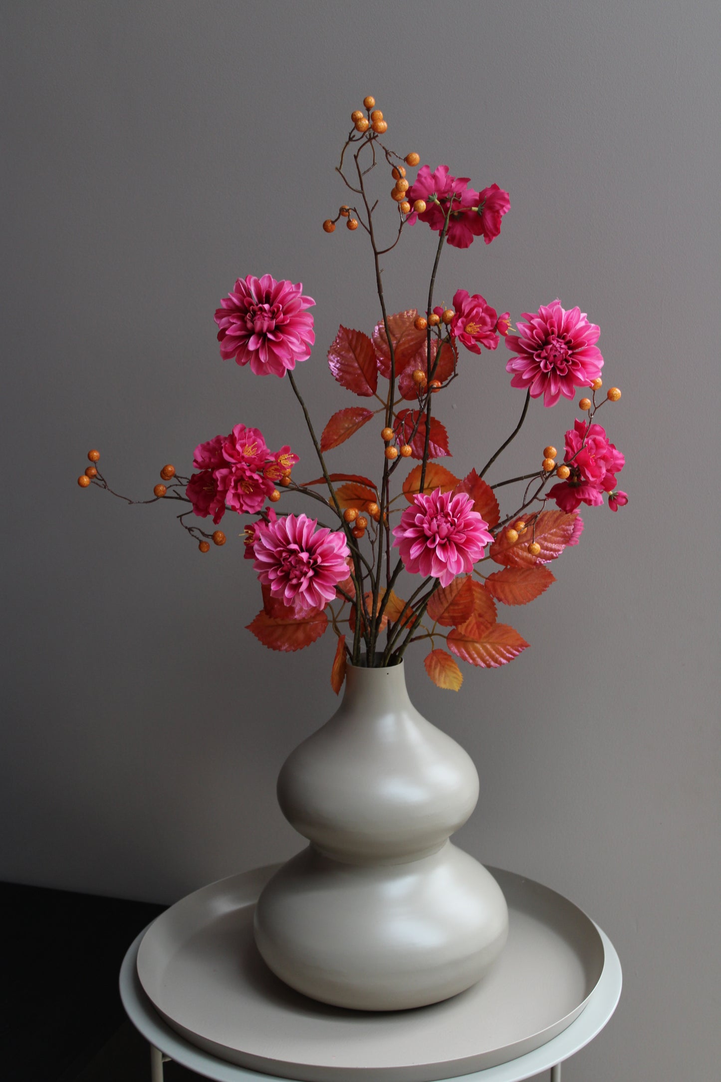 BOEKET LINDE | FUCHSIA/ORANJE