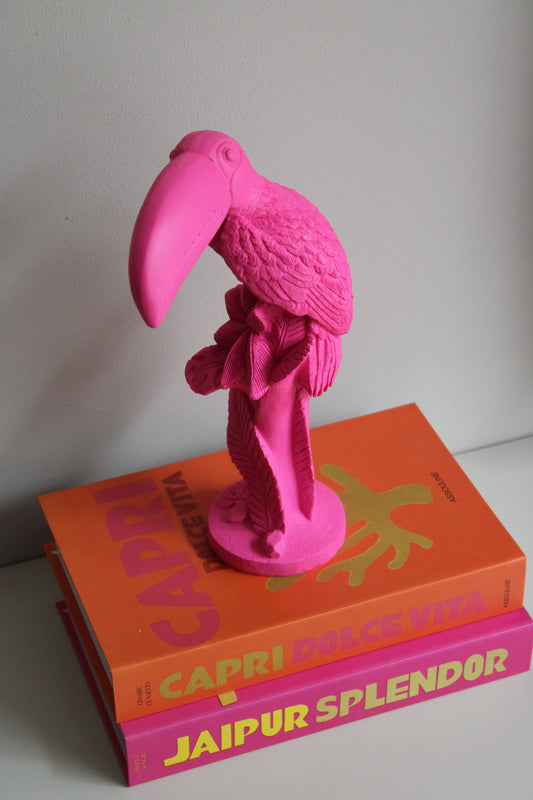 BEELD TOEKAN | NEON ROZE/SAND