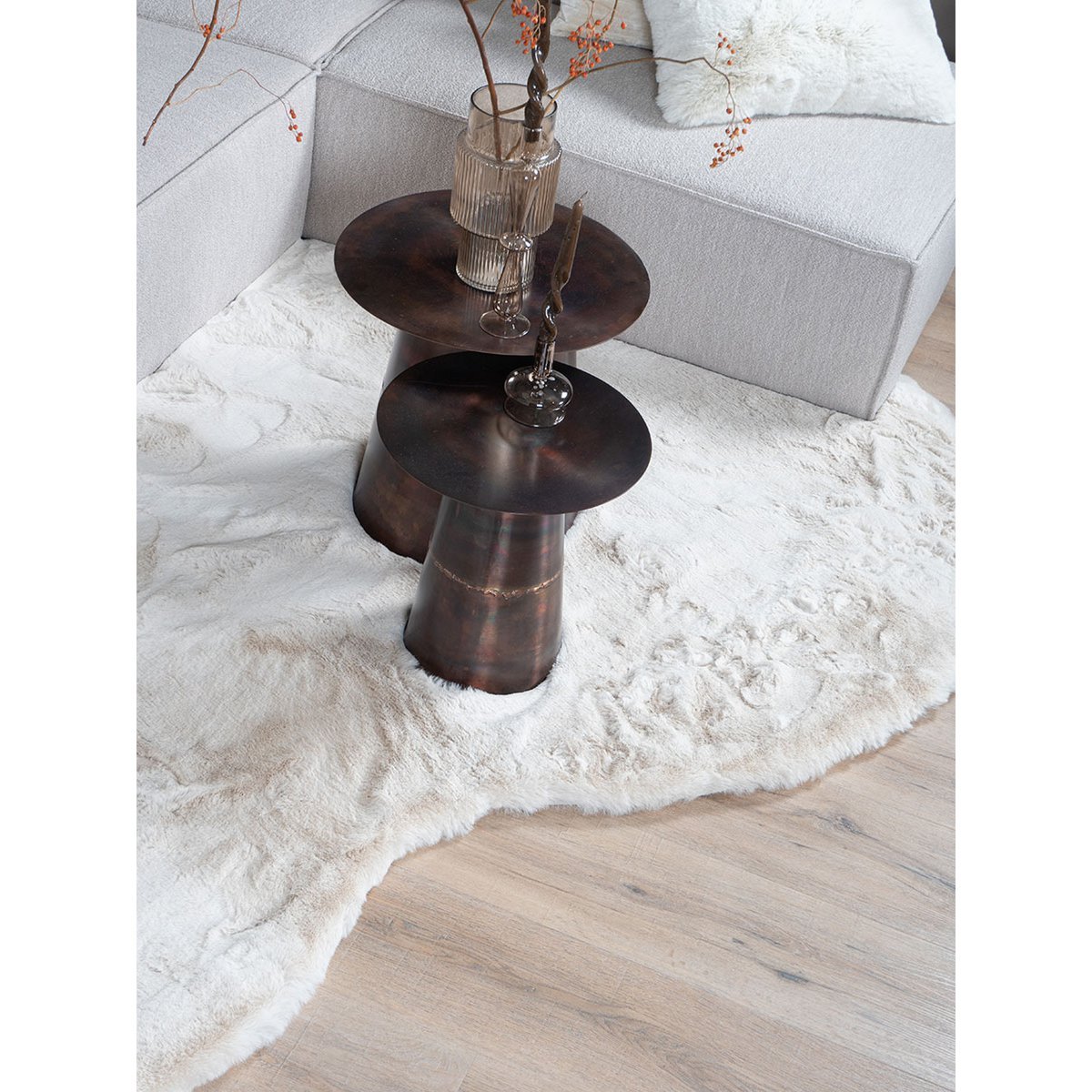 Vloerkleed Morbido Beige 2212 - Organisch 160 x 230 cm