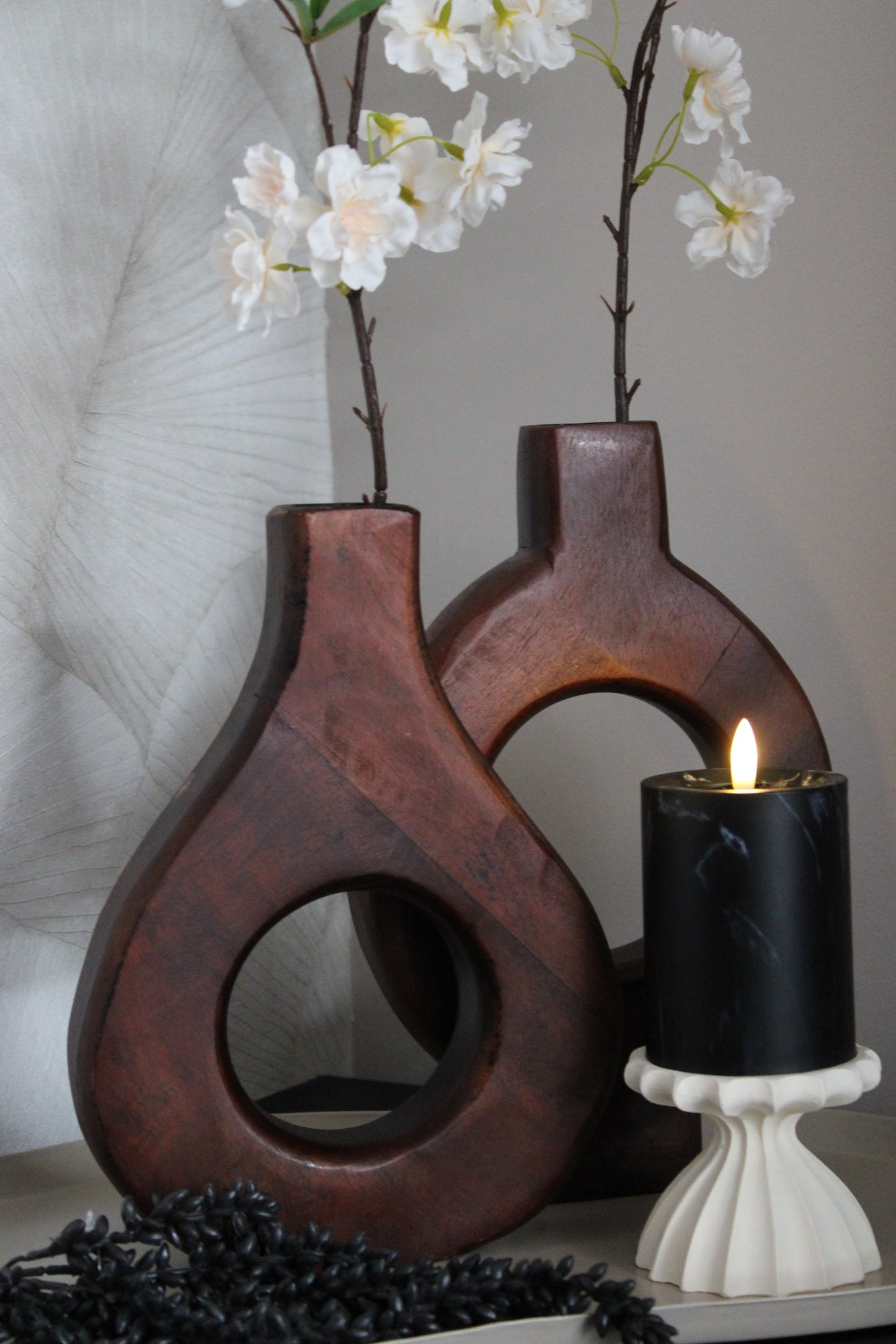 WALNUT VAAS | HOUT | DONUT