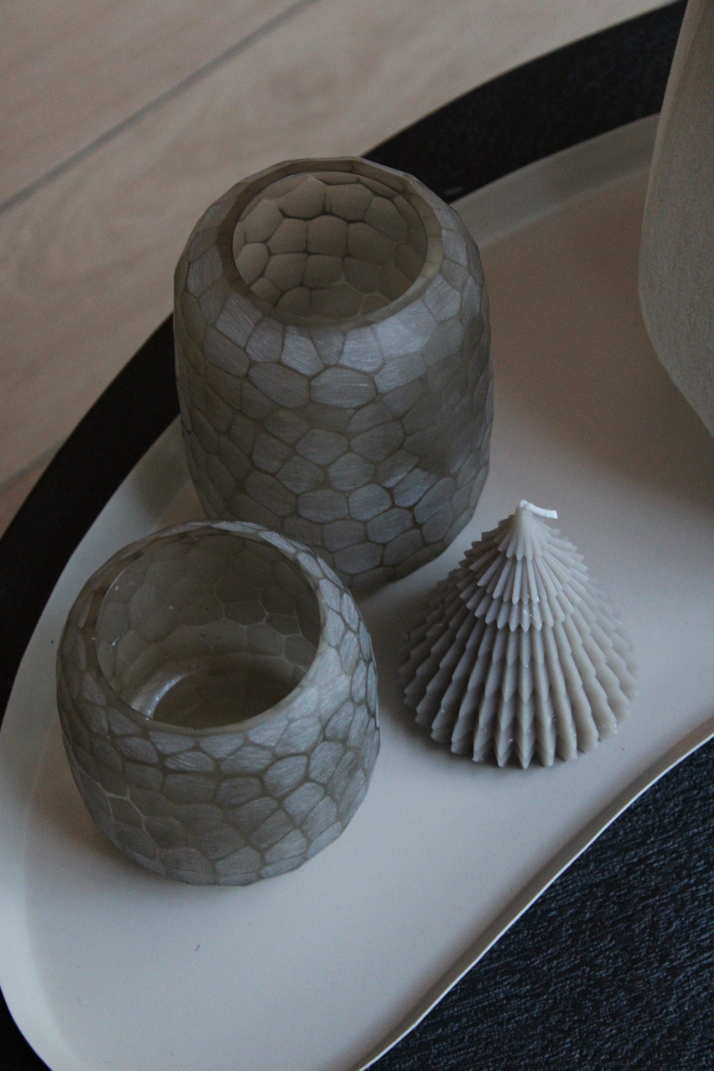 KERSTBOOM KAARS | TAUPE