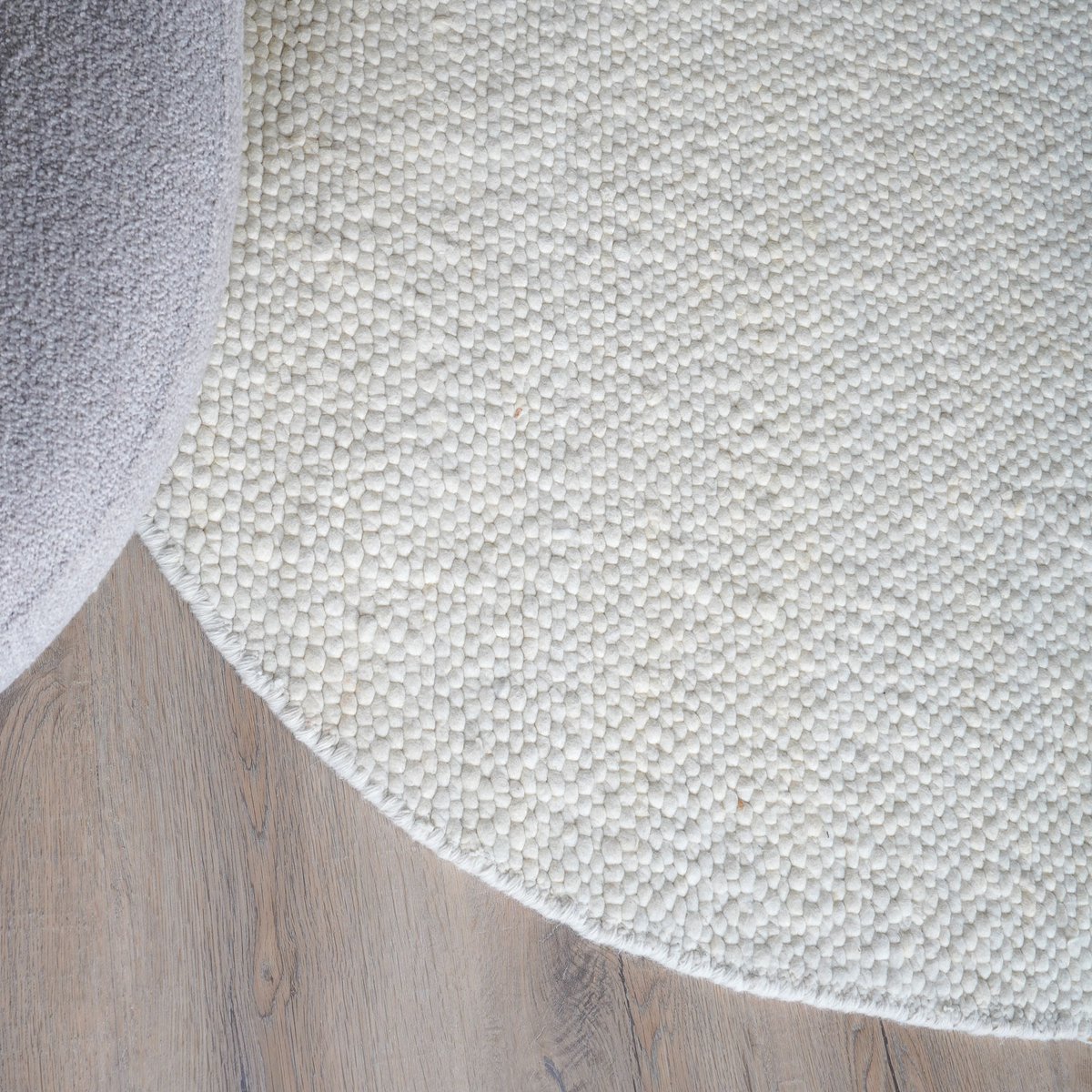 Vloerkleed Stone White - Kiezelvormig 160 x 230 cm