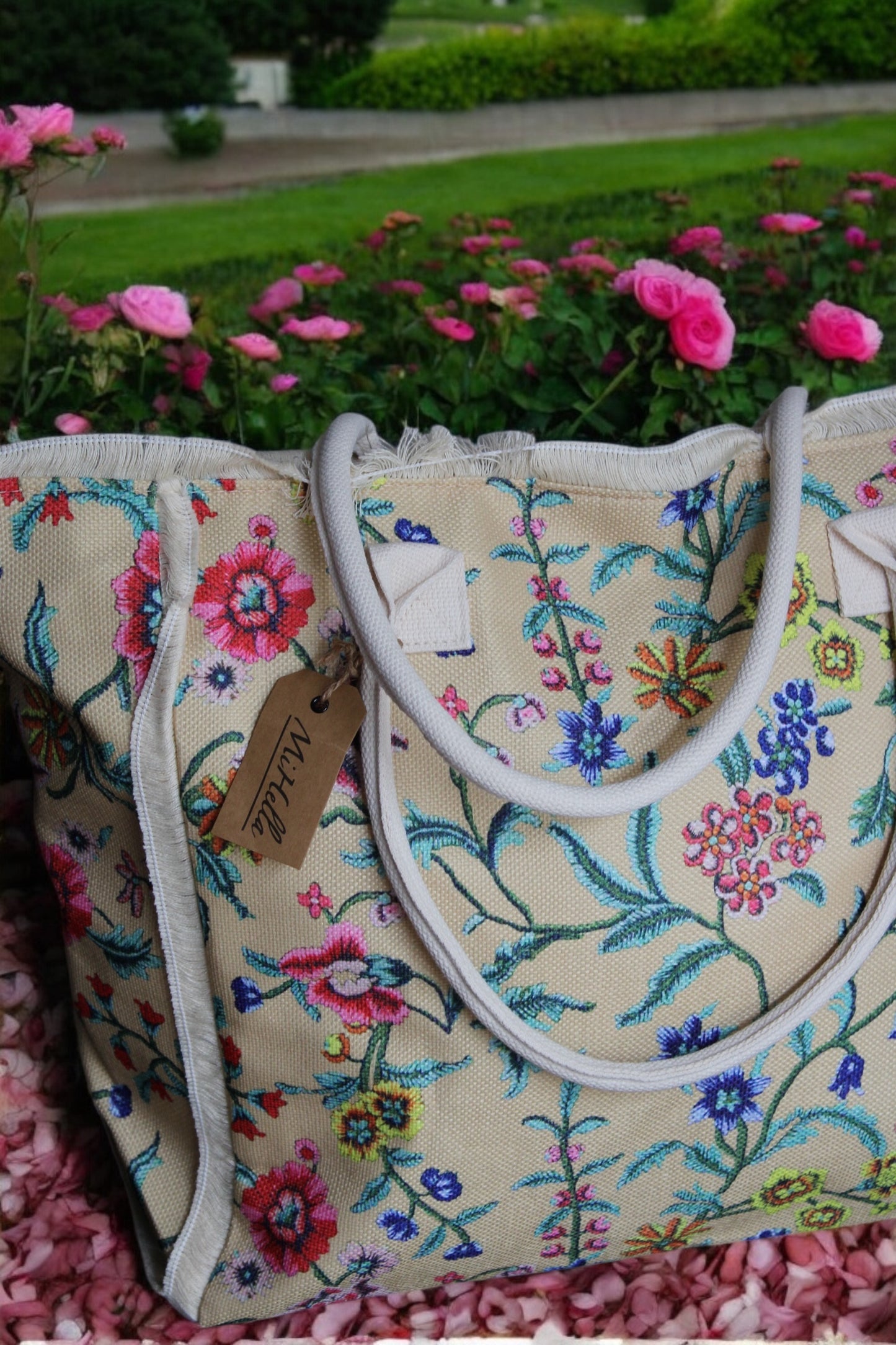 STRANDTAS | GEEL | MET RITS