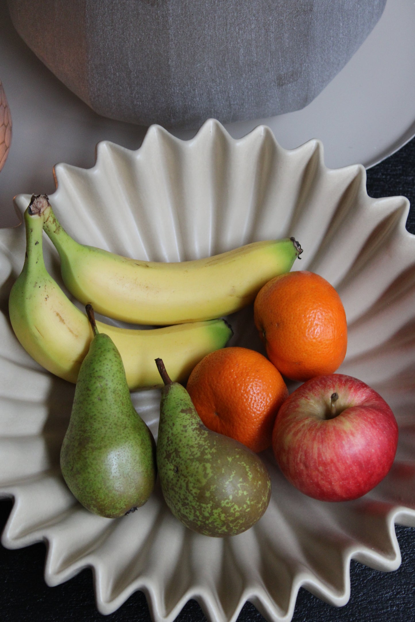 DECORATIE SCHAAL | FRUITSCHAAL | RIBBEL | SAND