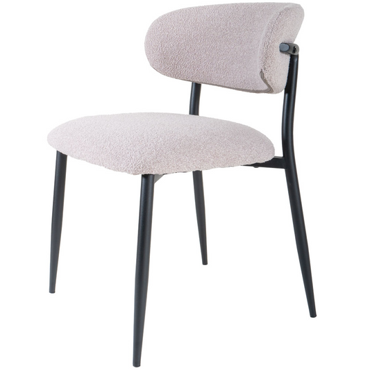 Eetkamerstoel Dion – Bouclé – Naturel