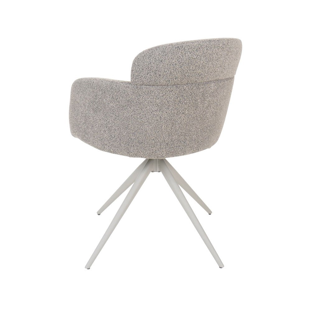 Eetkamerstoel Chase – Bouclé – Brown