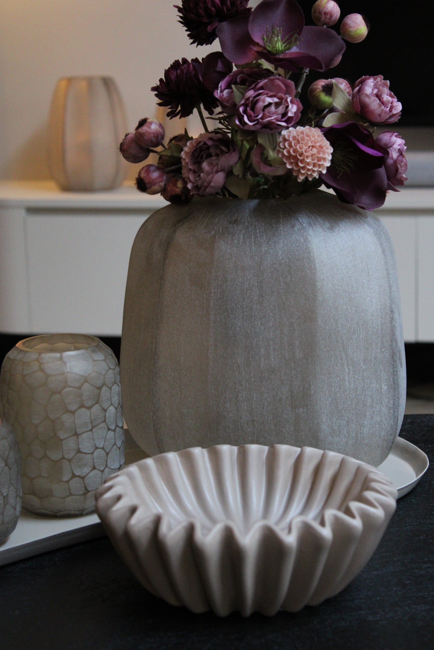 RIBBEL SCHAAL | TAUPE | 20CM