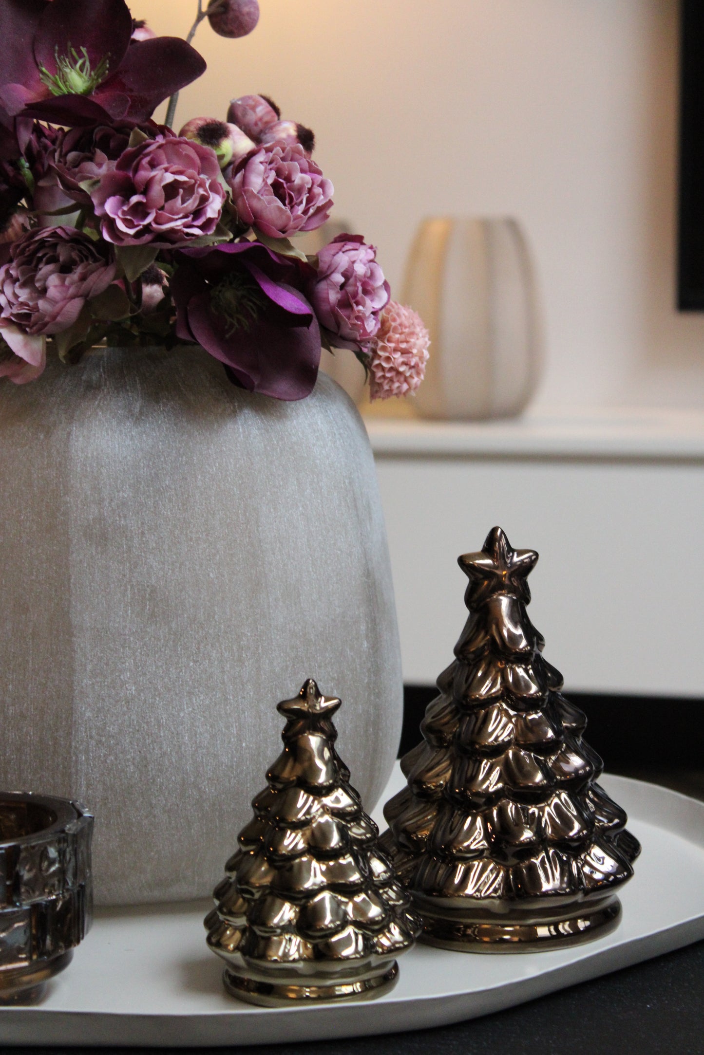 KERSTBOOM BRONS | SET VAN 2