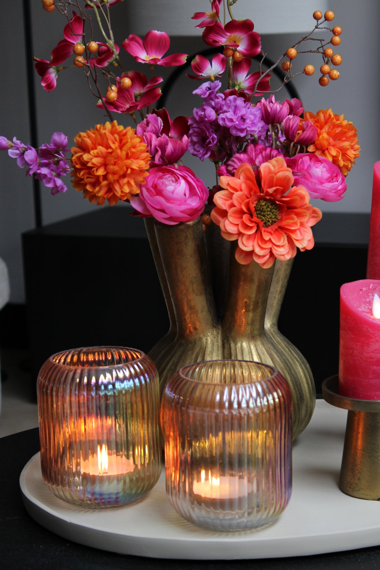 THEELICHTHOUDER | PEDORA | GOLD PARELMOER