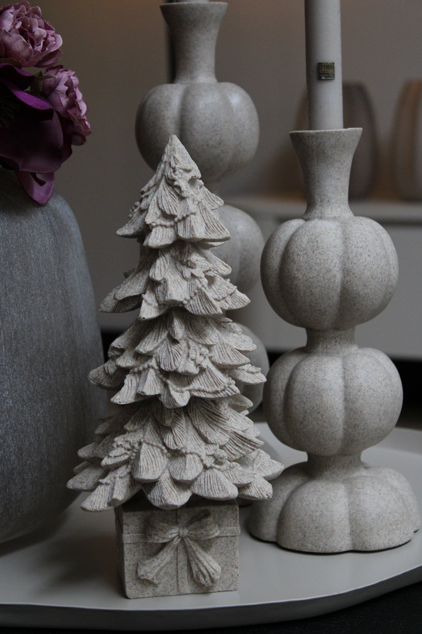 CHRISTMAS TREE | LIGHT & LIVING | SAND | 25CM