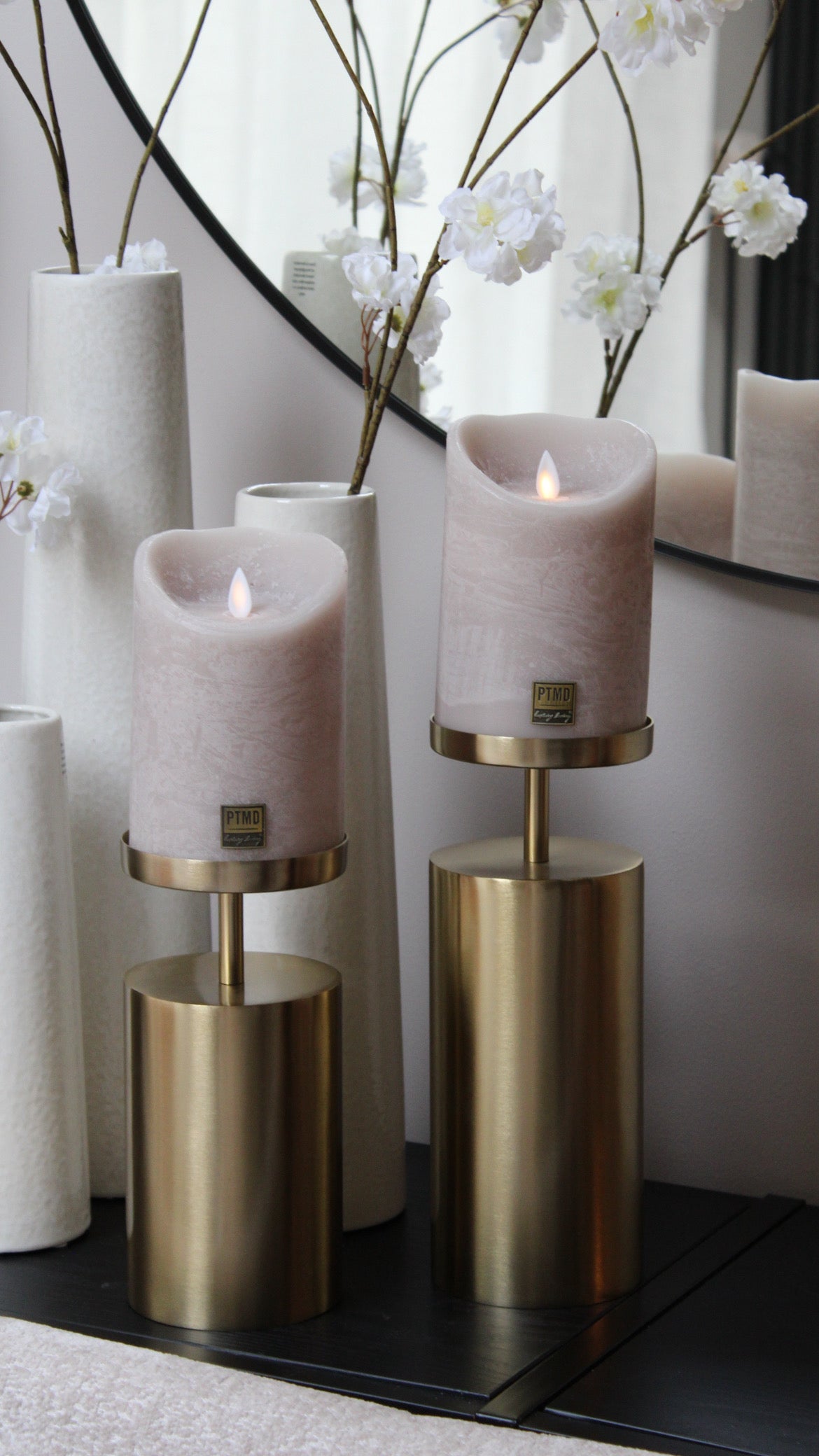 LUXE KANDELAREN | GOUD | SET VAN 2