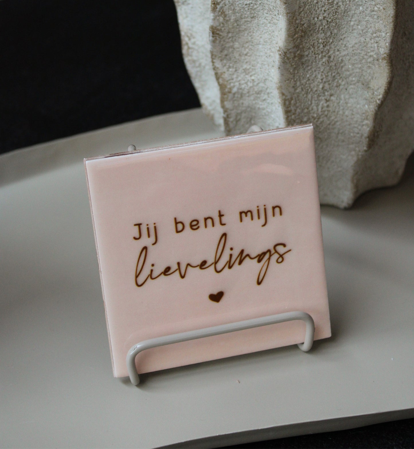 Tegeltje lievelings
