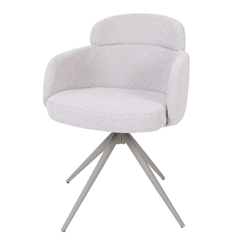 Eetkamerstoel Chase – Bouclé – Naturel