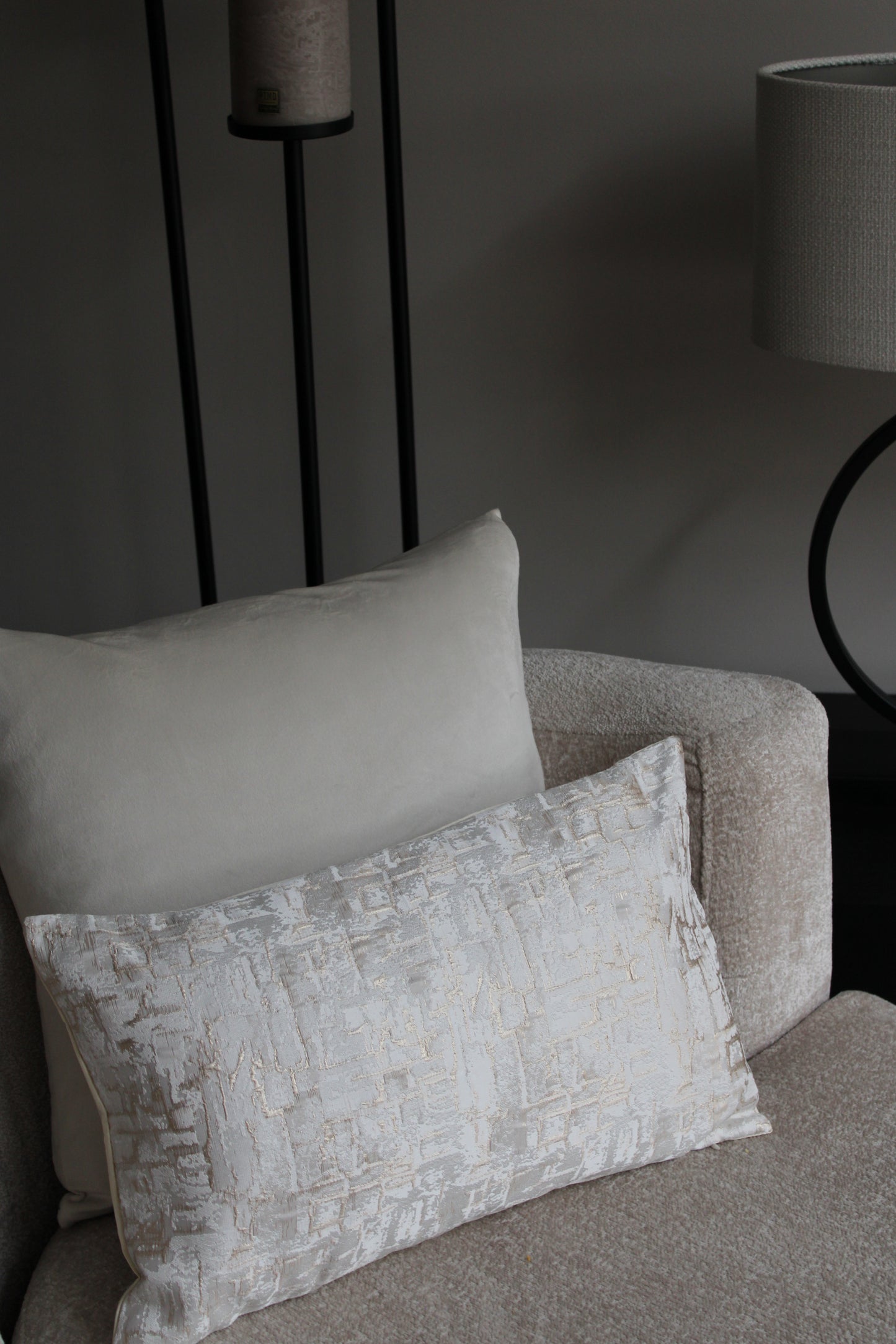 KUSSENHOES CHIQUE | CHAMPAGNE | 2 FORMATEN