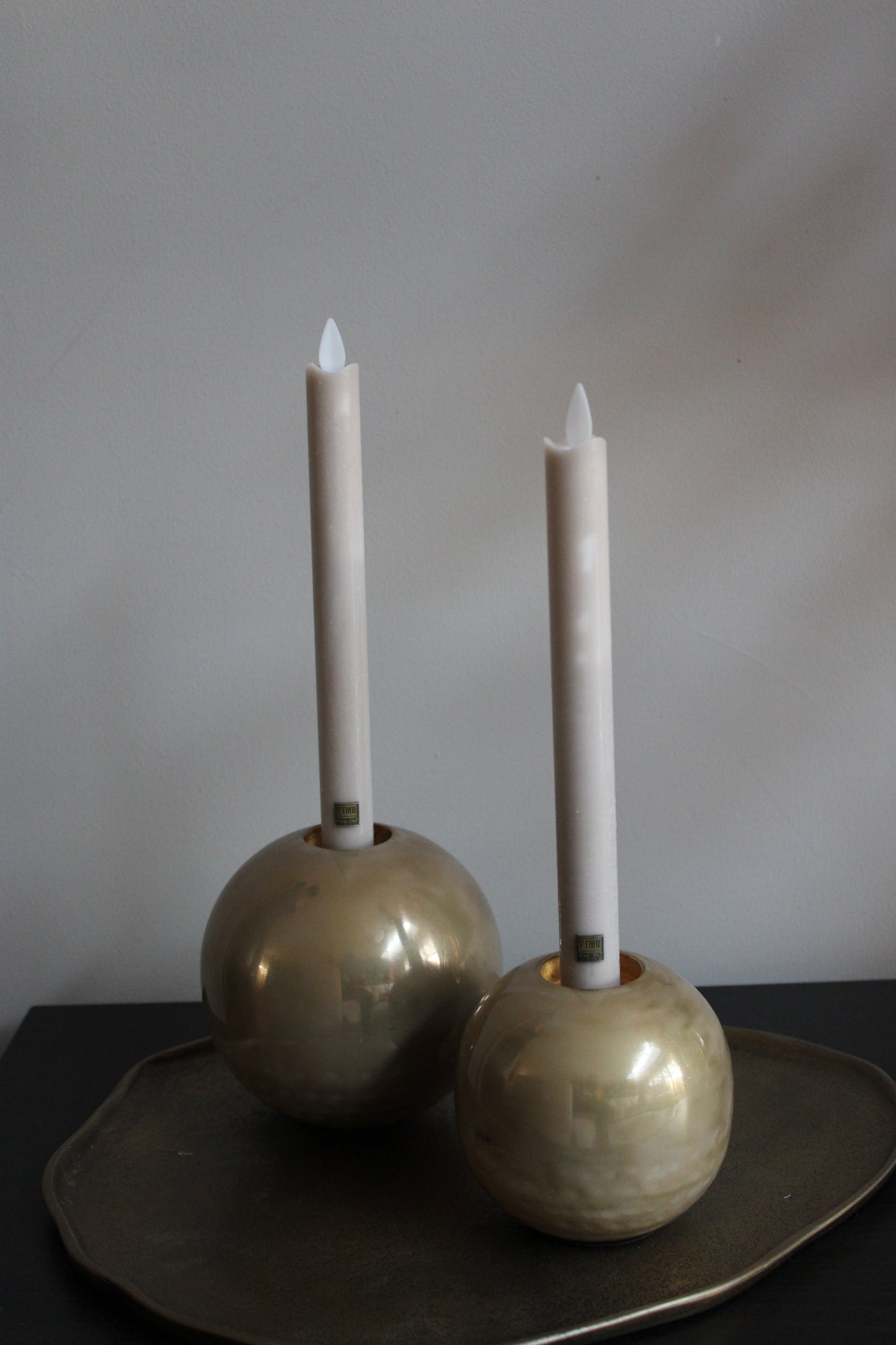 PTMD DINERKAARS LED| BEIGE | SET VAN 2