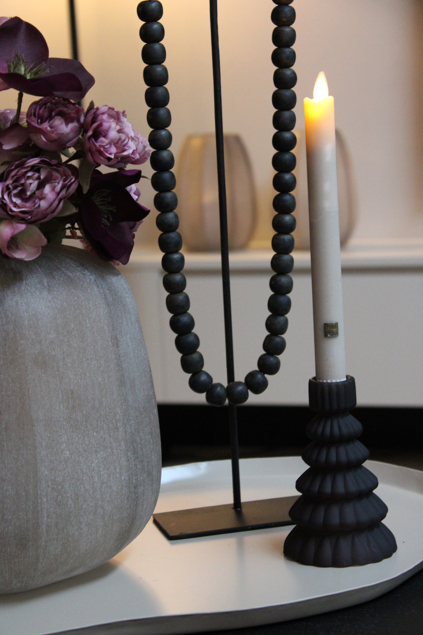 KANDELAAR | KERSTBOOM | ZWART