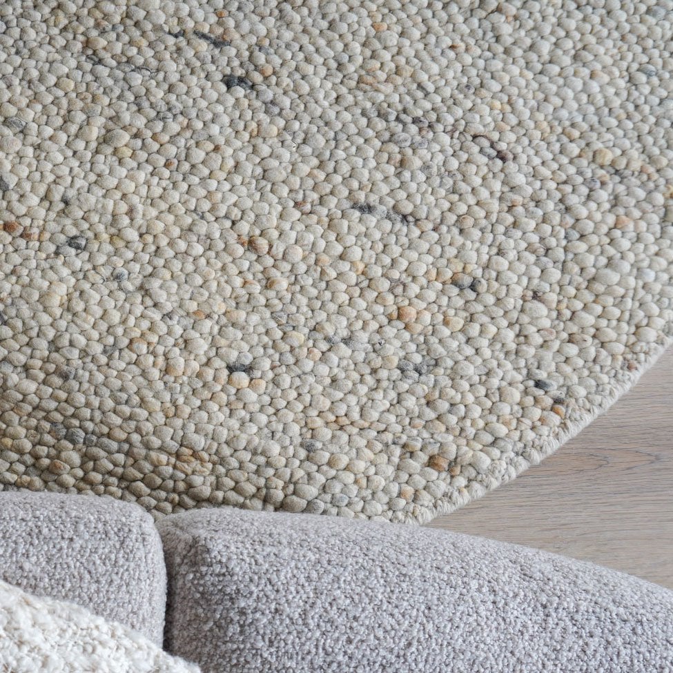 Vloerkleed Stone Beige 215 – Organisch 200 x 280 cm