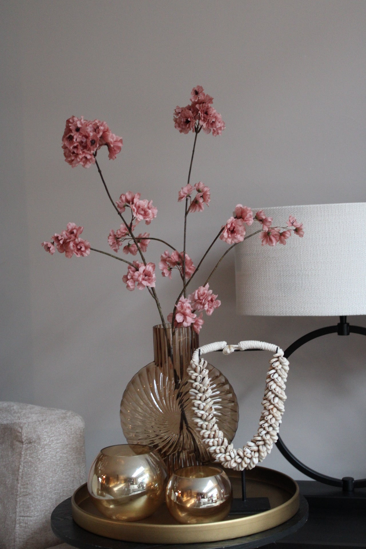 DIENBLAD GOUD| ROND | 40 CM
