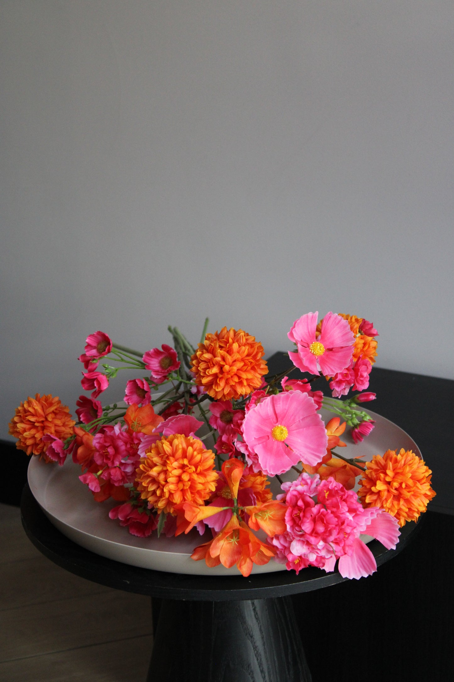 BOEKET LUNA | FUCHSIA / ORANJE