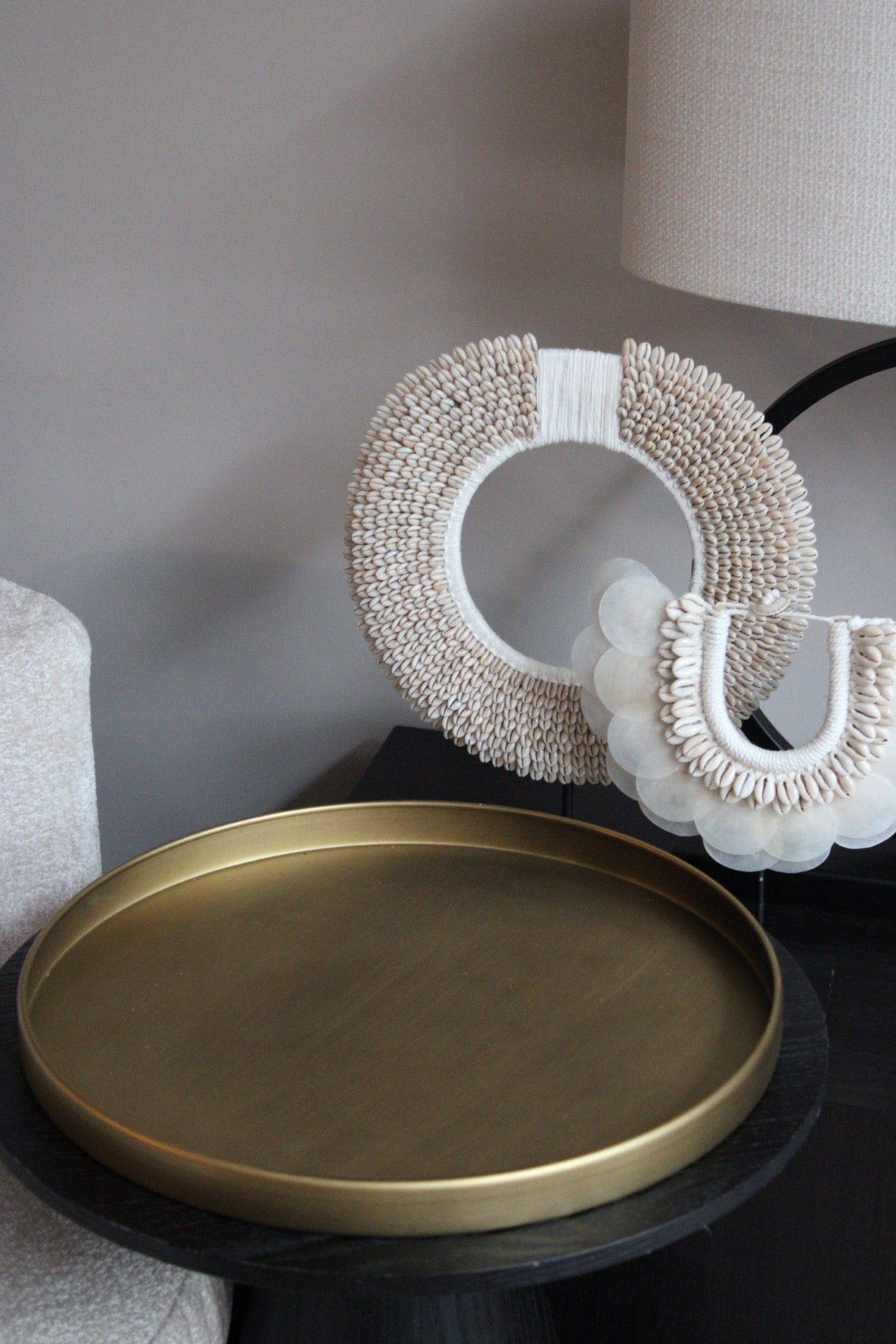 DIENBLAD GOUD| ROND | 40 CM