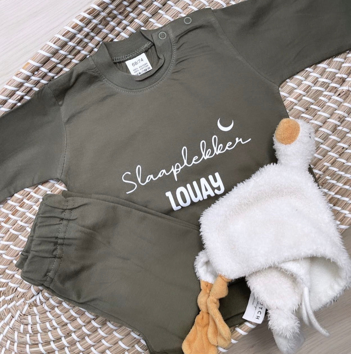 Pyjama met naam (slaaplekker)