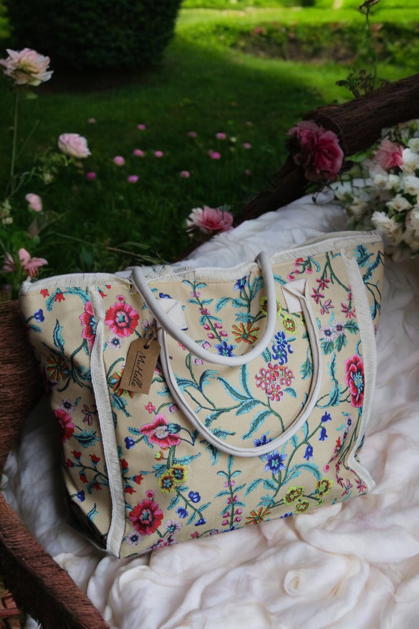 STRANDTAS | GEEL | MET RITS