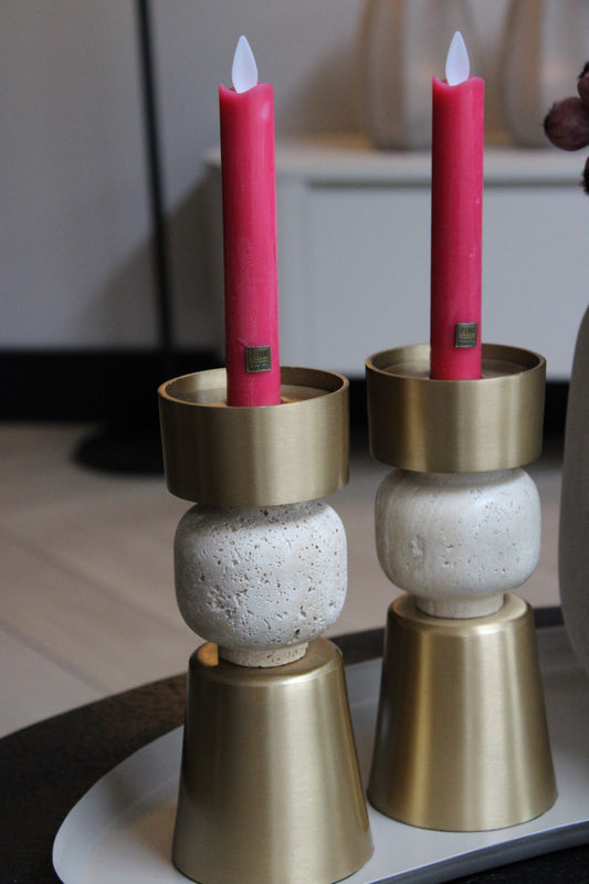 DINERKAARS | PTMD | FUCHSIA | SET VAN 2 | 15CM