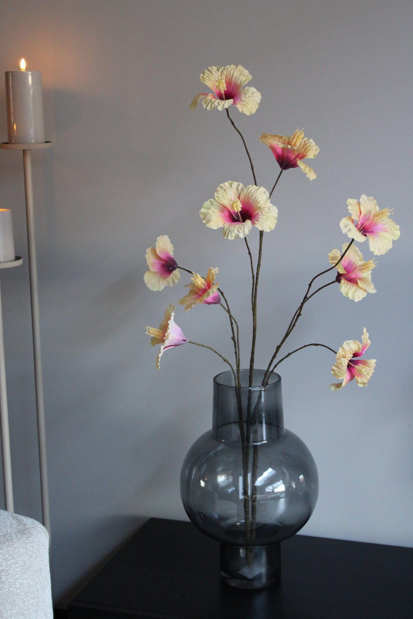 ZIJDEN TAK | HIBISCUS | PEACH