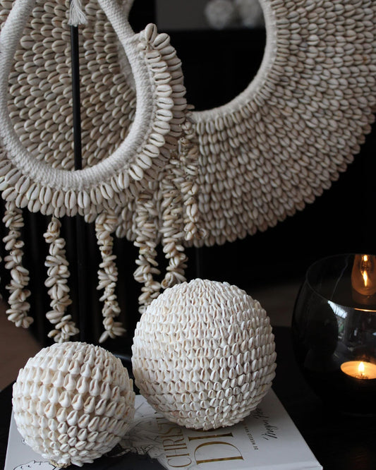 SHELL BALL | ORNAMENT | NATUREL