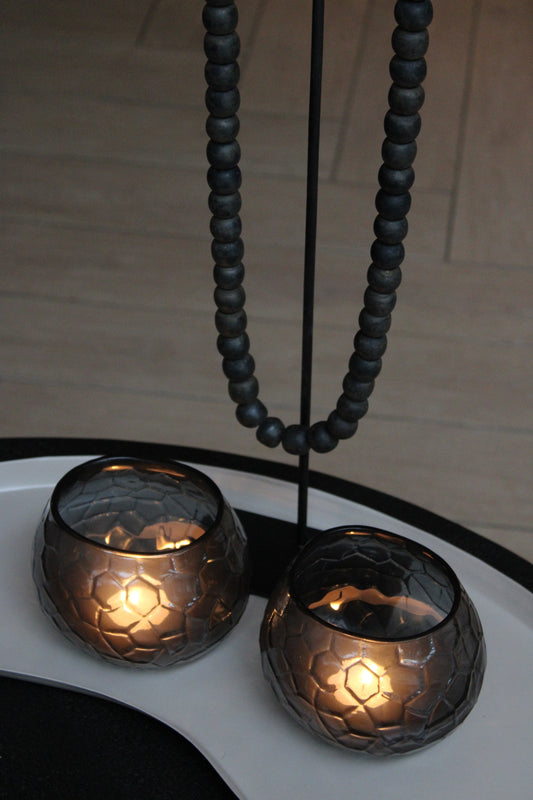 LUXE THEELICHTHOUDER | SMOKE | BOWL