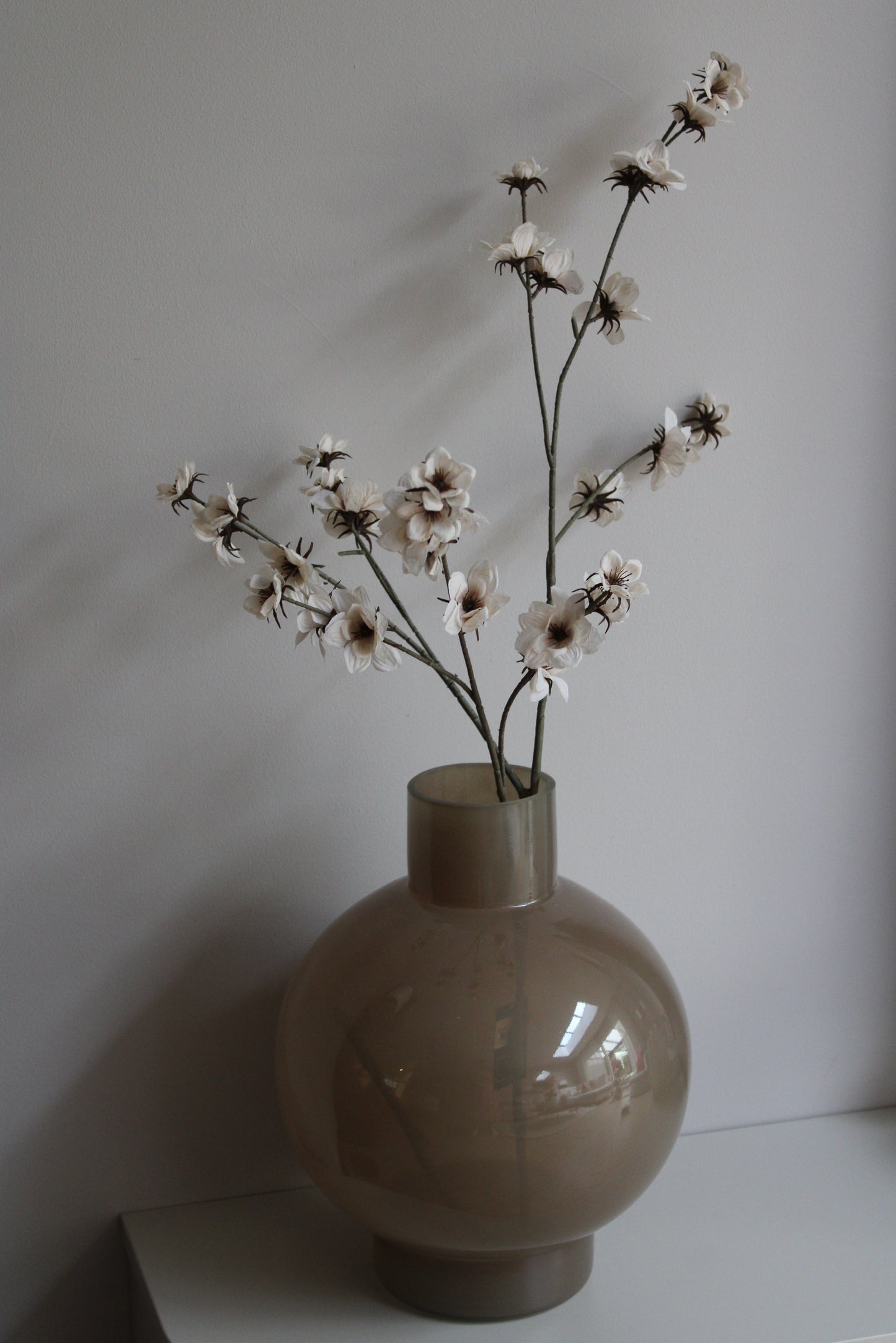KUNSTTAK BLOEMETJES | BEIGE
