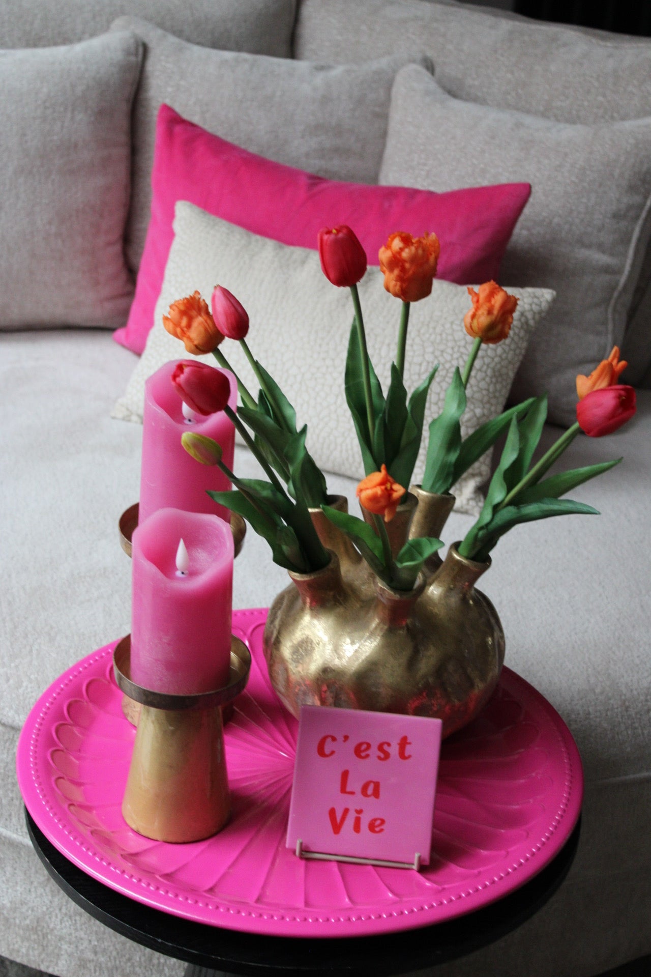 KUNST TULP | REAL TOUCH | ORANJE