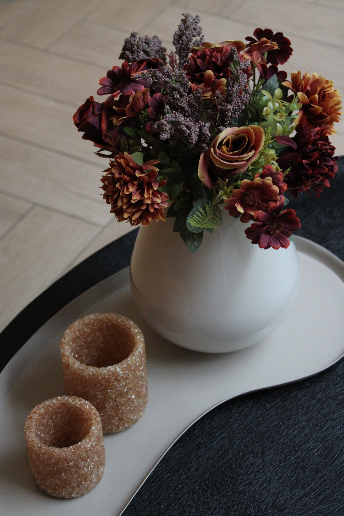 SALONTAFEL BOEKET | HERFST | BORDEAUX