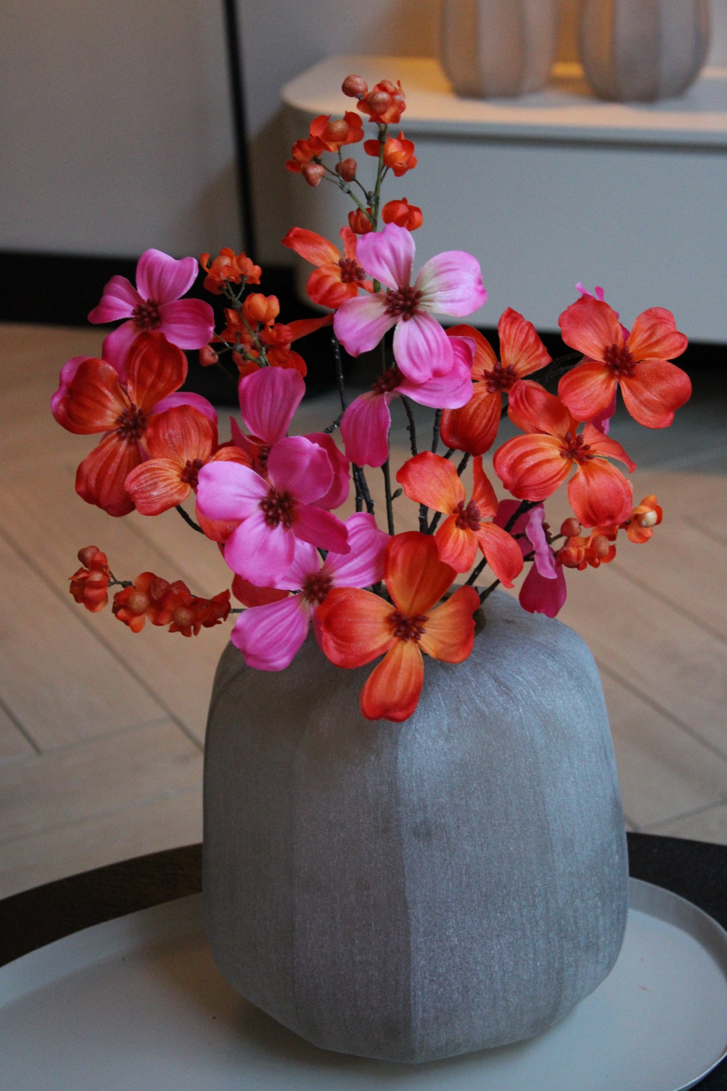 SALONTAFEL BOEKET | FIEN | FUCHSIA \ ORANJE
