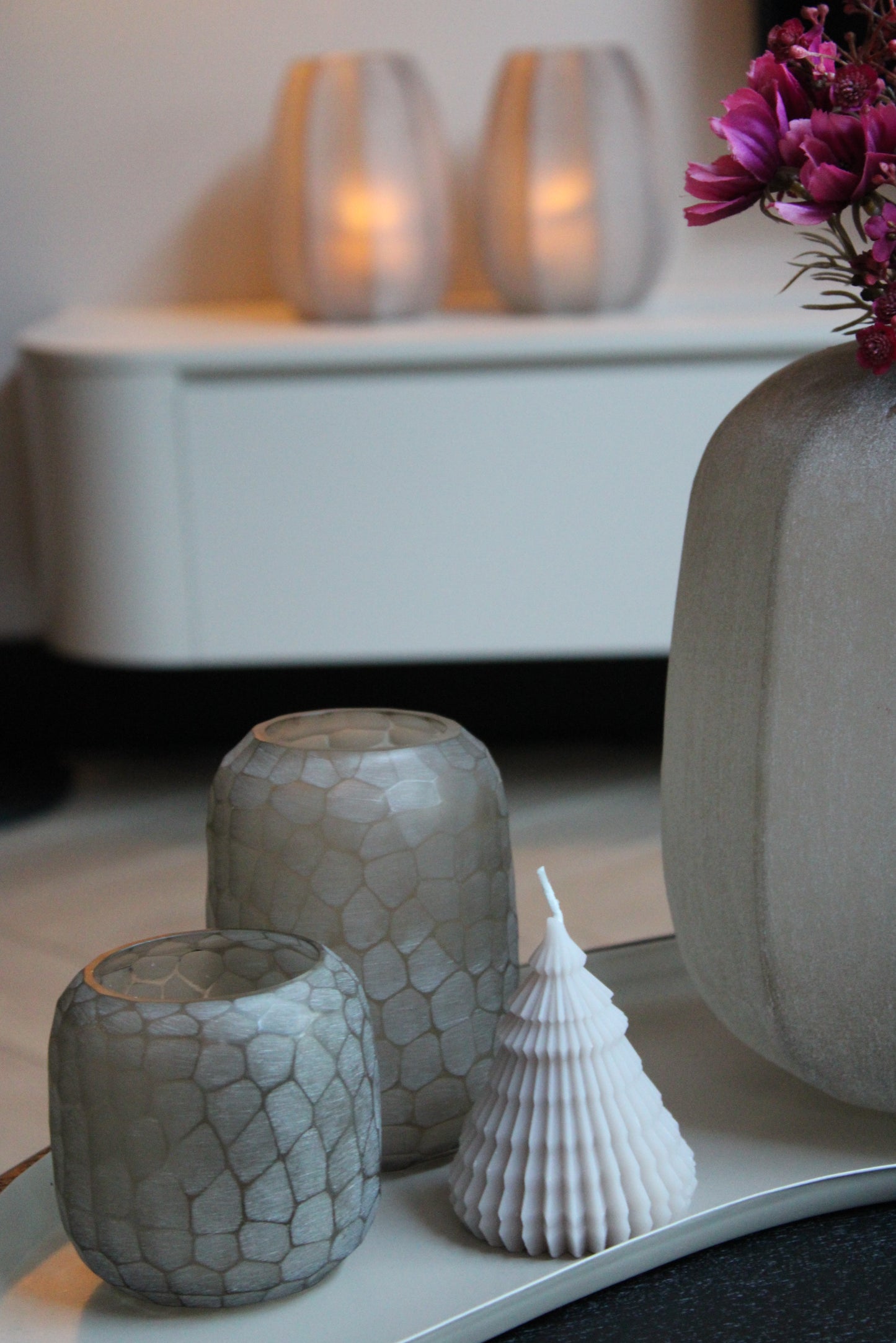 KERSTBOOM KAARS | BEIGE