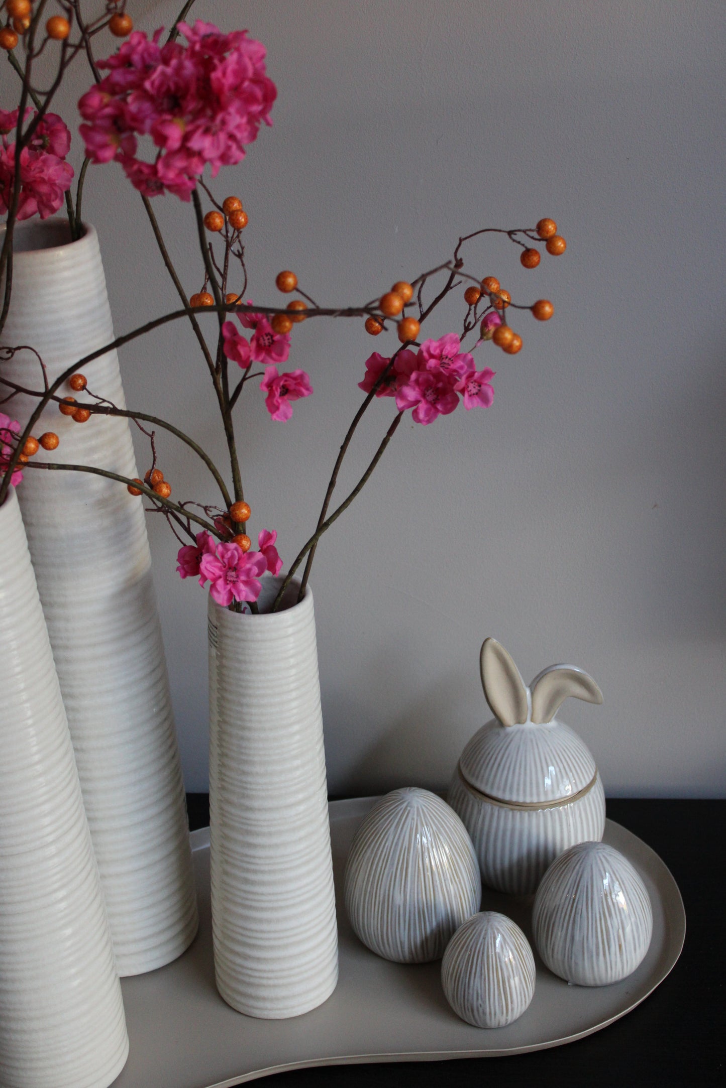 PAASEITJES POT | AARDEWERK | BEIGE