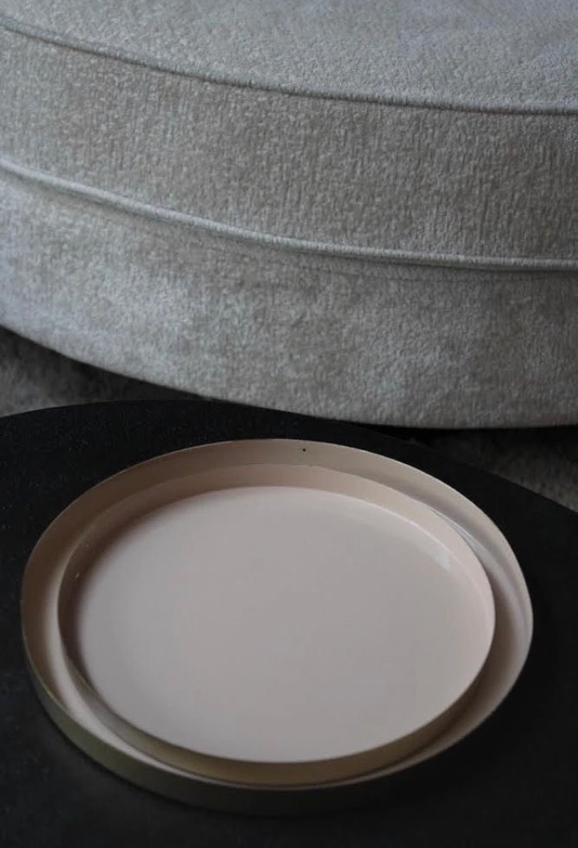 ROND DIENBLAD | SET VAN 2 | BEIGE