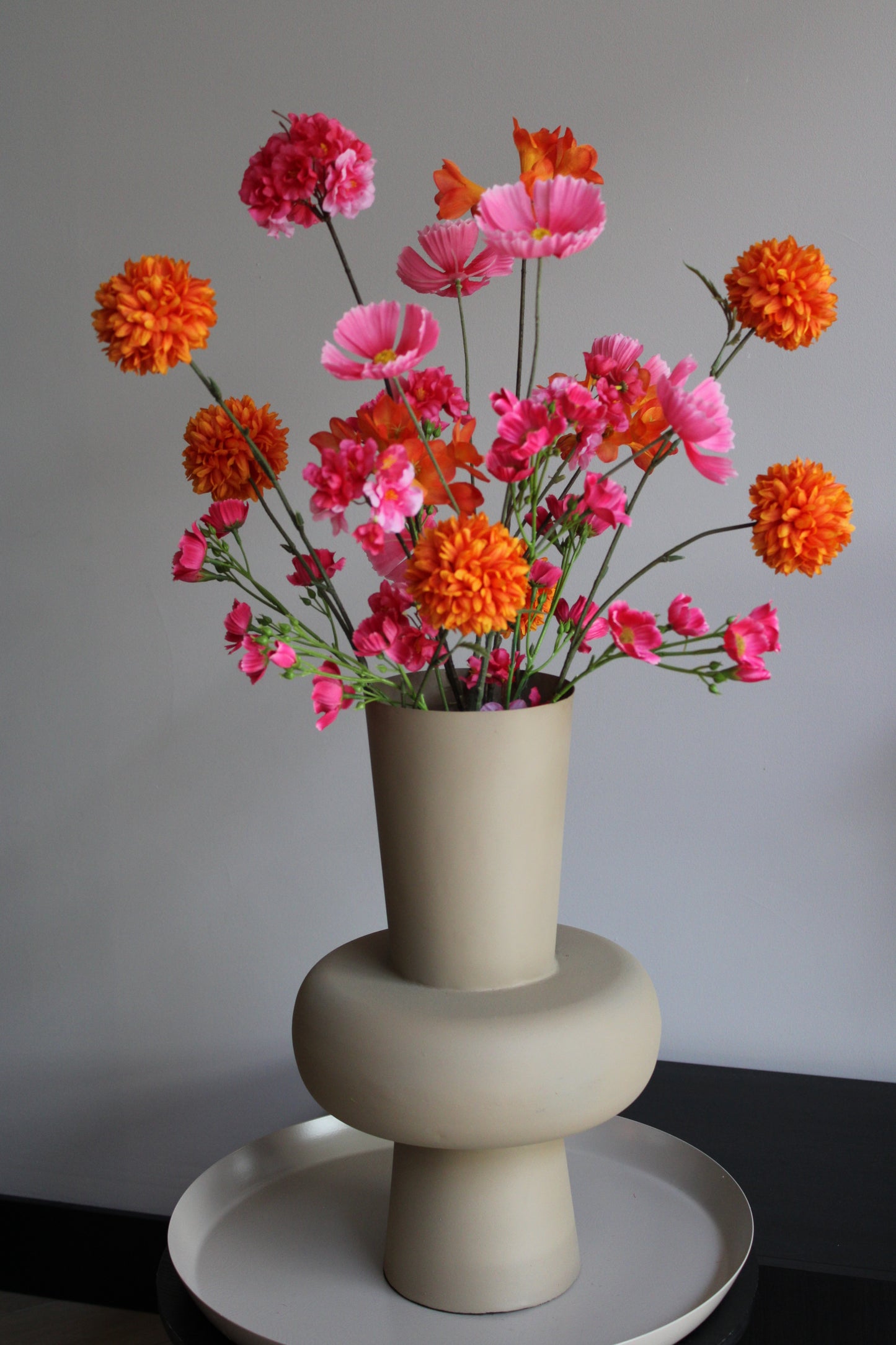 BOEKET LUNA | FUCHSIA / ORANJE
