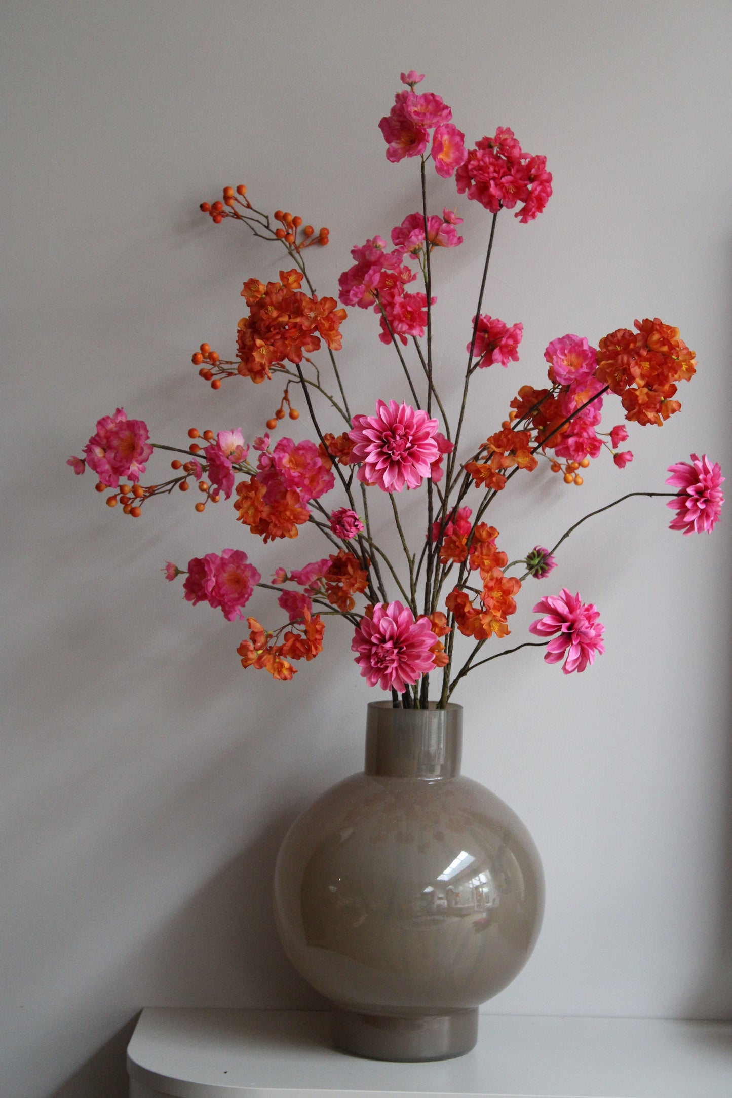 BOEKET DEMI | FUCHSIA/ORANJE