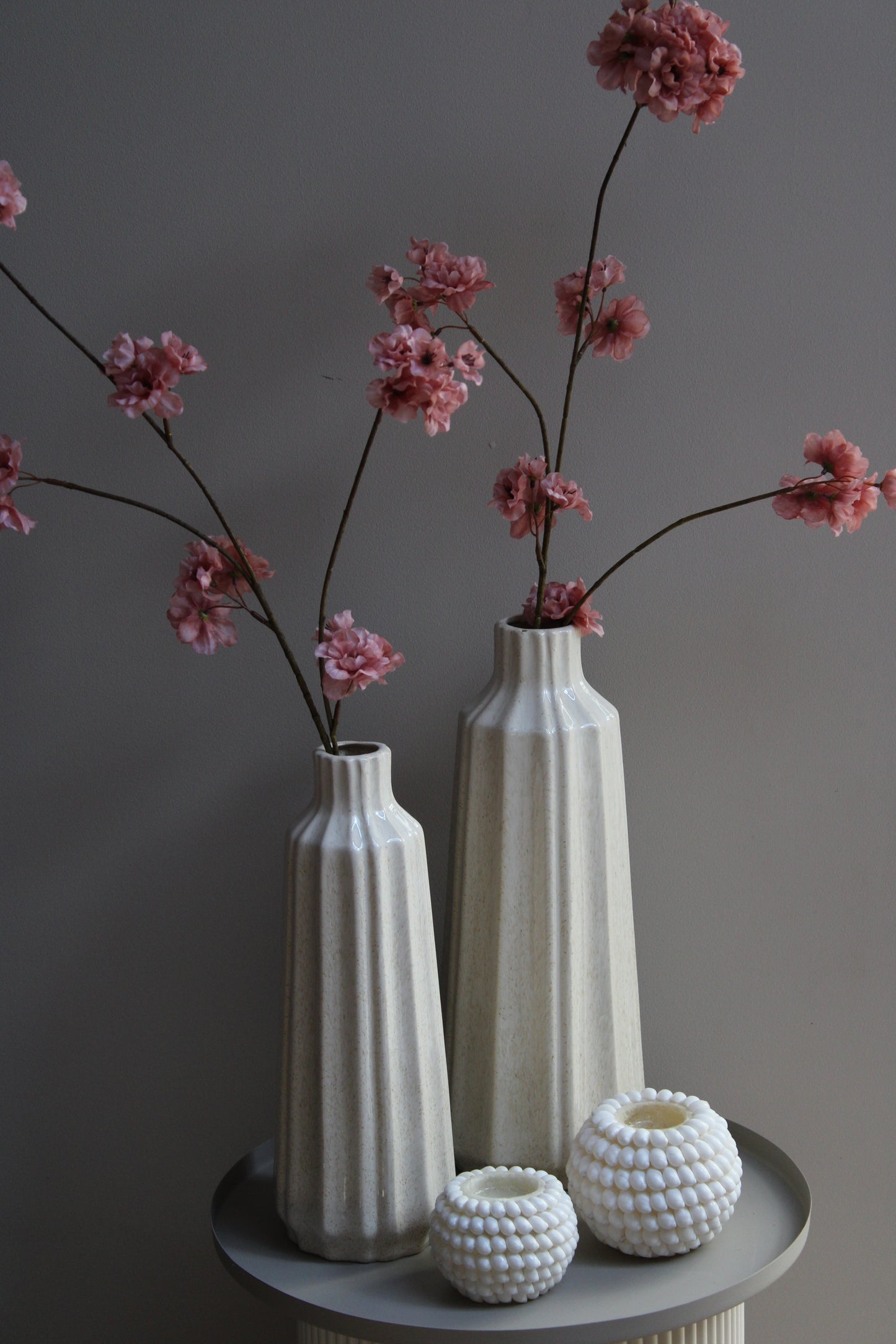 COMPLEET DIENBLAD | BEIGE | ROND