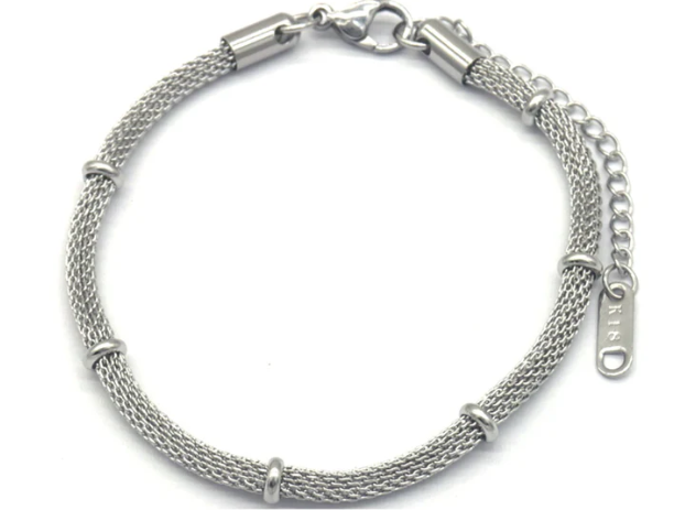 Armband - Essential Steel - Zilverkleurig