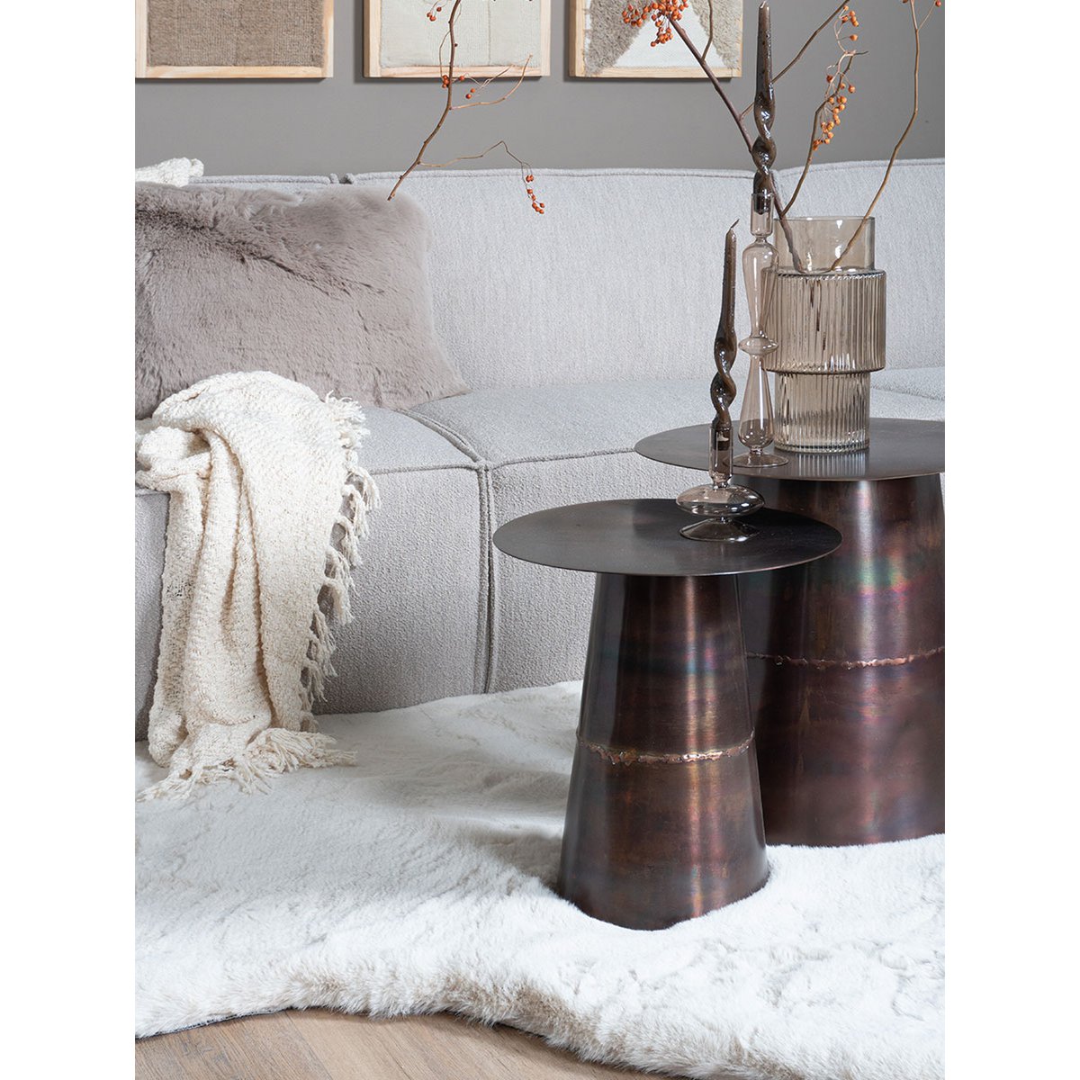 Vloerkleed Morbido Beige 2212 - Organisch 160 x 230 cm